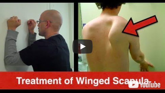 how to fix winged scapula