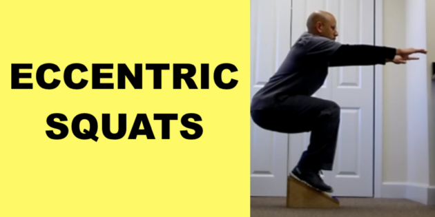 how to heal patellar tendonitis with eccentric squat exercises slant board jumpers knee