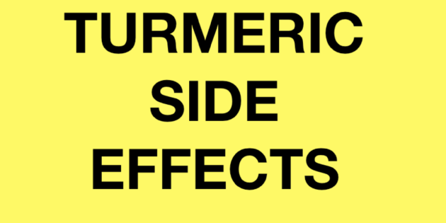 turmeric curcumin side effects contraindications
